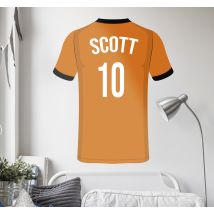 Autocollant de football personnalisé
