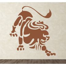 Sticker signe astrologique Lion