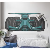 Sticker mural Voiture de course