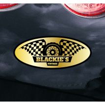 Autocollant Moto Design vintage de blackie