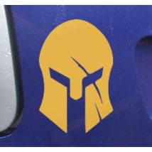 Sticker voiture motif casque romain