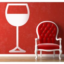 Sticker cuisine pictogramme verre de vin