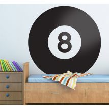 Sticker boule billard