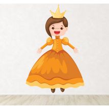 Sticker enfant princesse