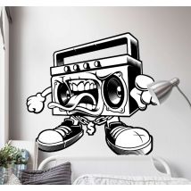 Kit pour Sticker Boombox graffiti