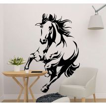 Sticker Mural Animal Course de chevaux