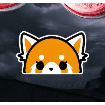 Vitrophanie vitrine Renard anime furtivement
