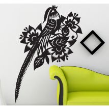 Sticker oiseau exotique