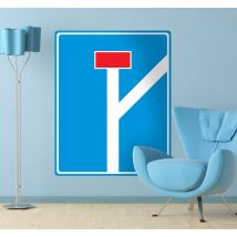 Sticker panneau sans issue