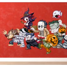 Sticker enfant collection monstres couleurs