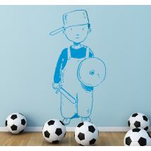 Sticker enfants déguisement chevalier