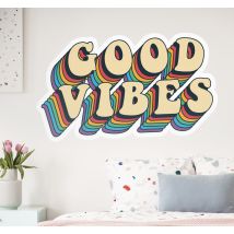 Sticker vintage Good vibes années 70