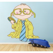 Sticker enfant vêtements papa