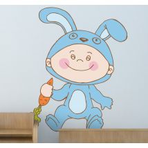 Sticker enfant bébé lapin