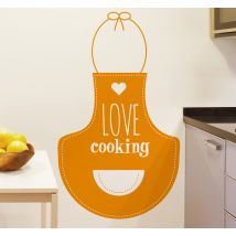 Sticker cuisine tablier