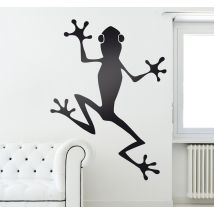 Autocollant mural grenouille