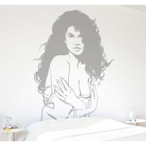 Autocollant mural femme désir