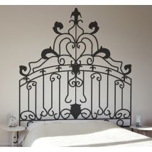 Autocollant mural tête de lit majestueuse