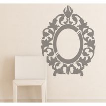 Autocollant mural miroir ornements