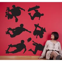 Sticker silhouette skateur