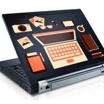 Sticker bureau ordinateur portable
