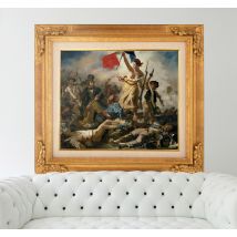 Sticker motif tableau Delacroix