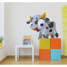 Vinilo infantil animal vaca