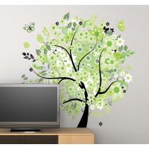 Sticker arbre printemps