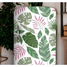 Plantes de jardin tropicales minimalistes autocollant frigo