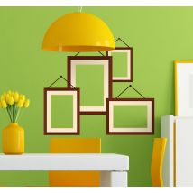 Sticker collection cadres photos mur