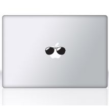 Sticker Macbook lunettes