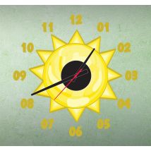 Sticker horloge soleil