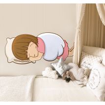 Sticker enfant petit ange rêve