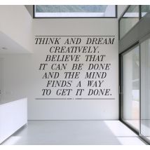 Sticker think dream creatively inspiration