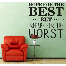 Sticker hope for the best