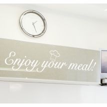 Sticker enjoy your meal