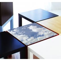 Sticker meuble Ikea LACK nuages ciel