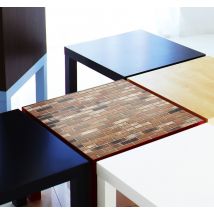 Sticker meuble Ikea LACK effet briques