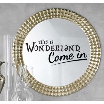 Sticker miroir Wonderland