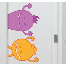 Sticker deux montres armoire
