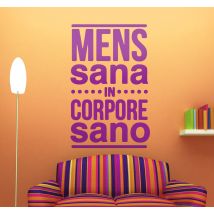 Sticker mens sana
