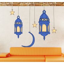 Sticker lanternes orientales