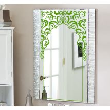 Sticker miroir motifs style oriental