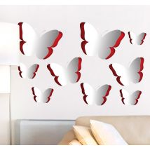 Stickers papillons 3D