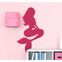 Sticker silhouette sirène