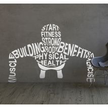 Sticker musculation motivation