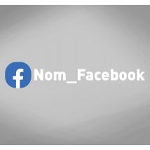 Autocollant Personnalisé kit facebook