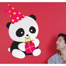 Sticker panda fête