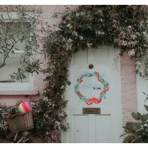 Sticker pour porte couronne de Noël