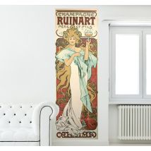 Sticker vintage Champagne Ruinart art nouveau